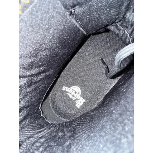 Dr. Doc Martens Combs Black Leather Combat Grunge Boots Size Mens 13 EU 47 NWOB - Picture 8 of 11